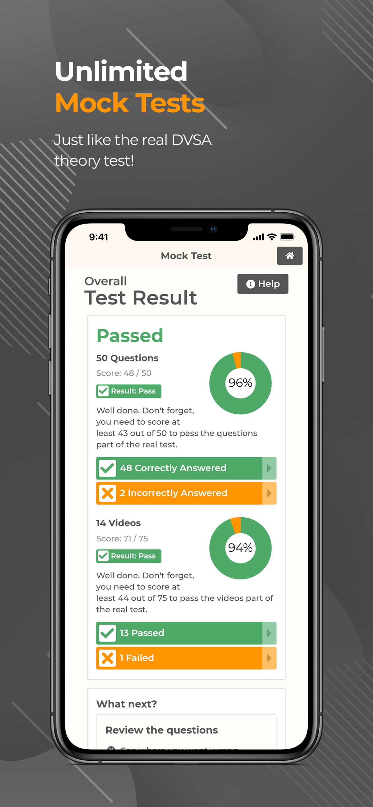 Mock tests